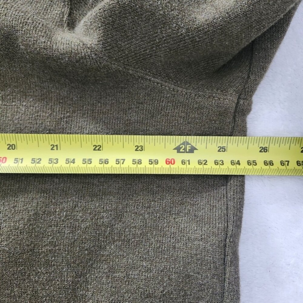 POLO RALPH LAUREN Men's Quarter Zip Pullover Sweater Moss Green XL Casual Warm - Picture 7 of 11